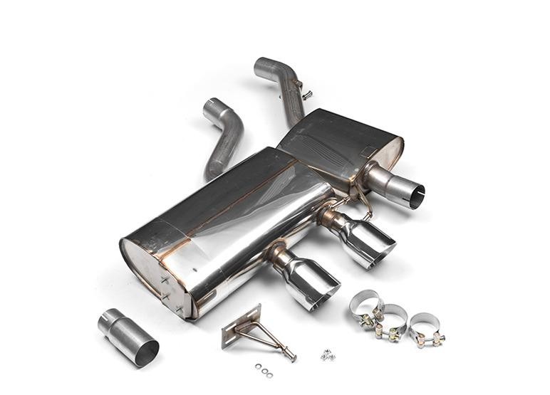 Milltek VW Golf V R32 3.2 V6 resonated(stiller) dual cat-back sy