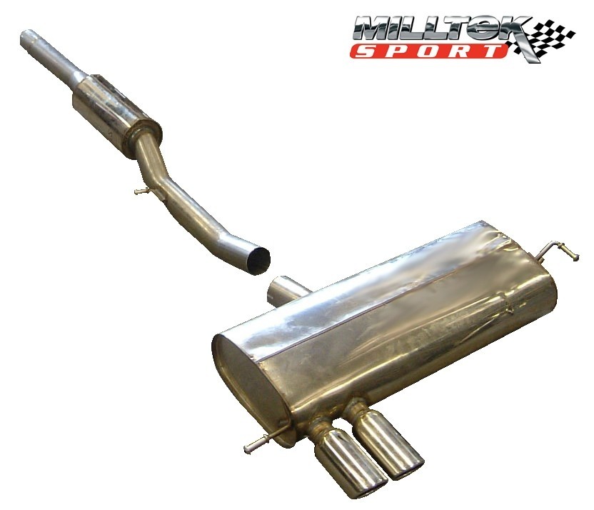 Milltek Audi S3 8L 1.8T quattro non-resonated(luider) cat-back s