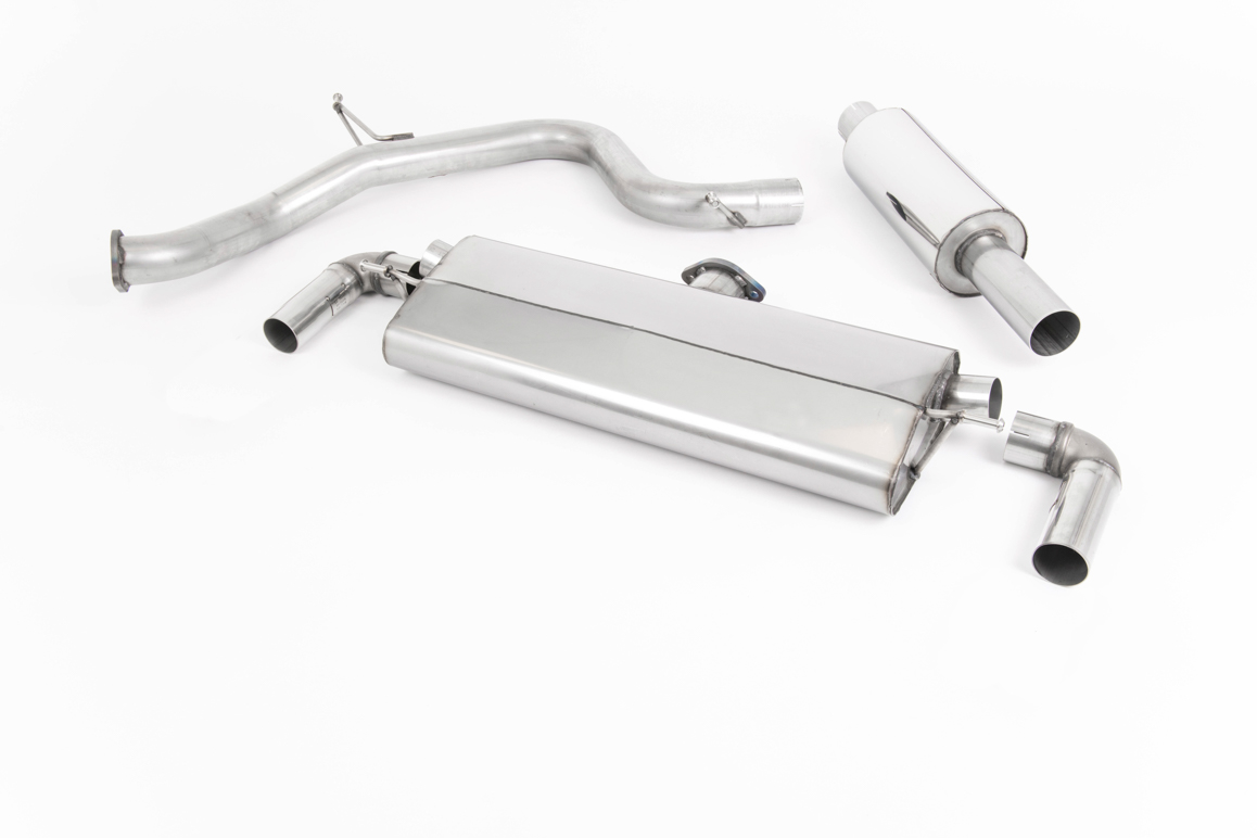 Seat Leon Cupra 290 GPF/OPF Resonated - Dual Polished Oval - EC Approved