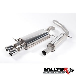 Milltek VW Polo 9N non-resonated(luider) cat-back systeem met du