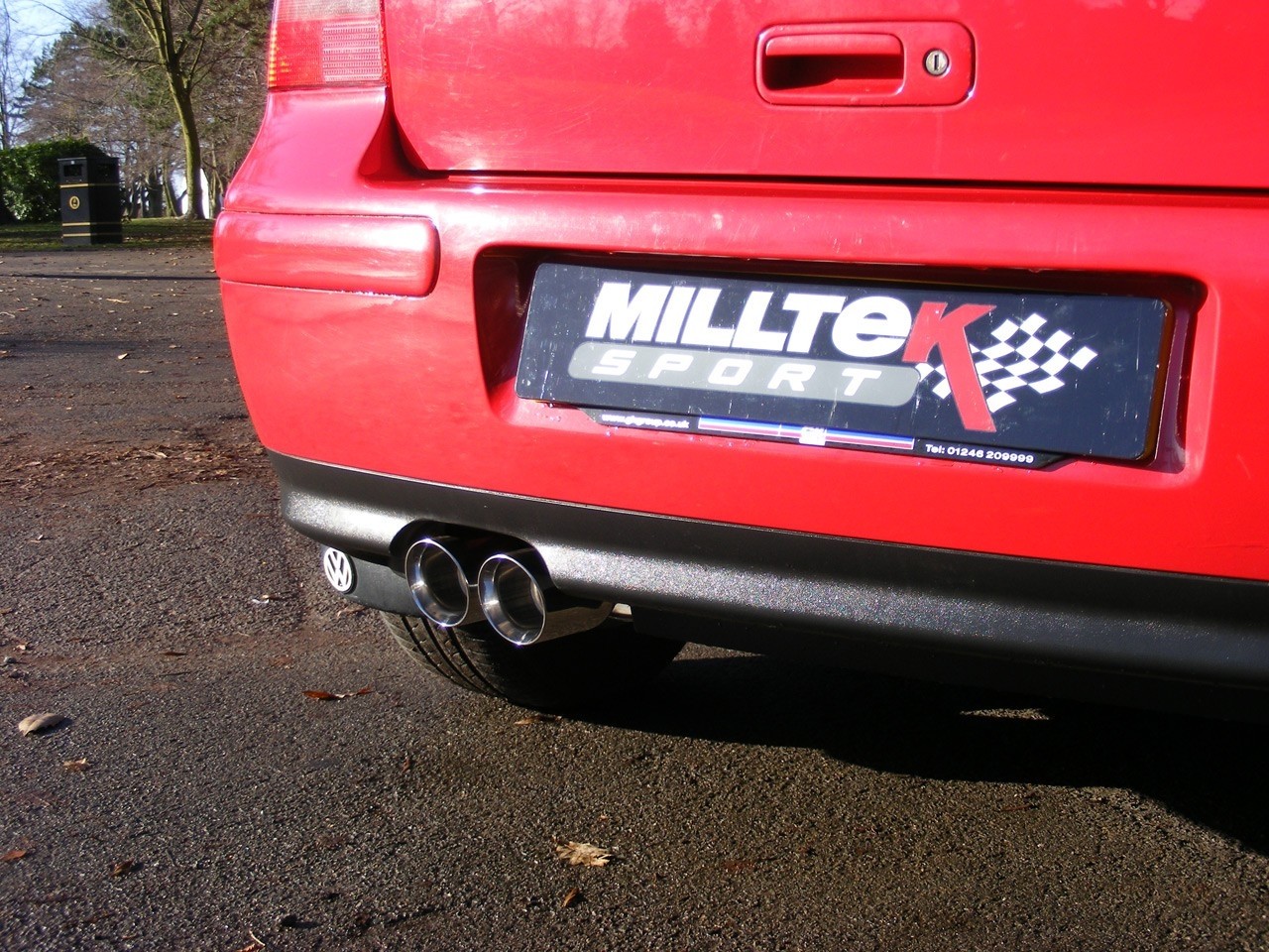 Milltek VW Golf IV 1.8T GTI cat-back systeem non-resonated(luide