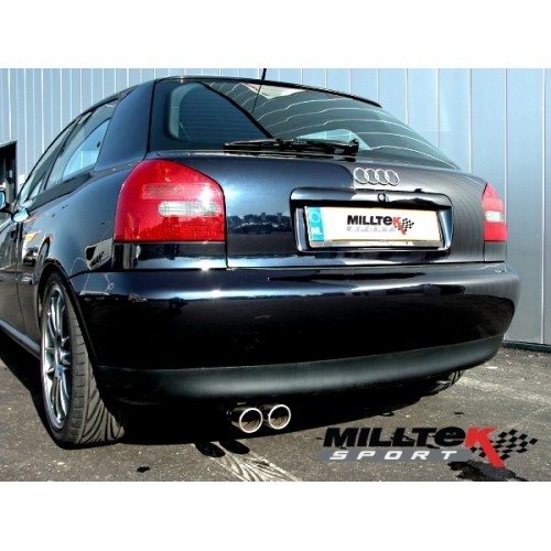 Milltek Audi A3 8L 1.9 TDI 90/100/110/130 pk cat-back systeem re