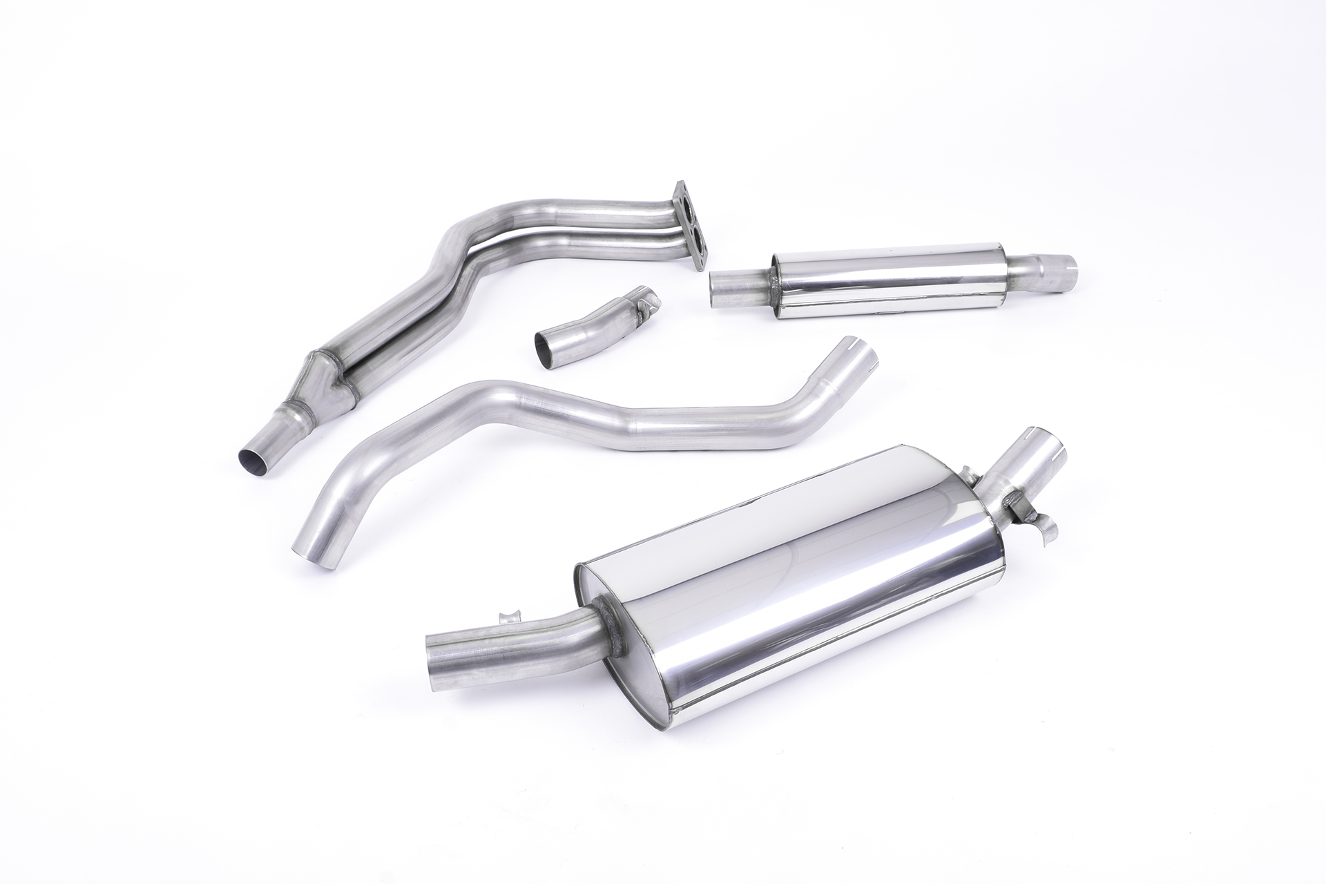 VW Golf 1 GTI  Manifold-back Resonated (quieter) Systeem