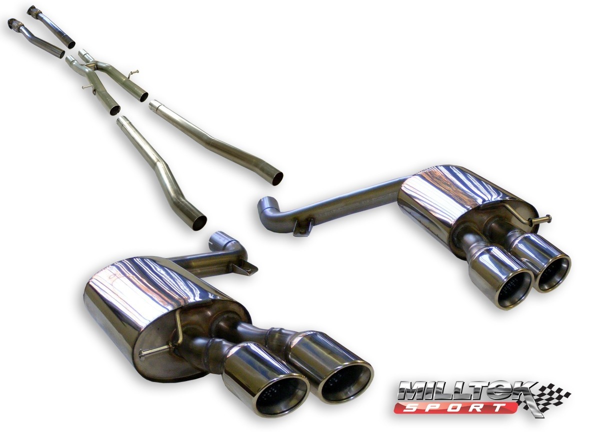 Milltek Audi S6 4F 5.2 V10 FSI quattro resonated(stiller) quad c