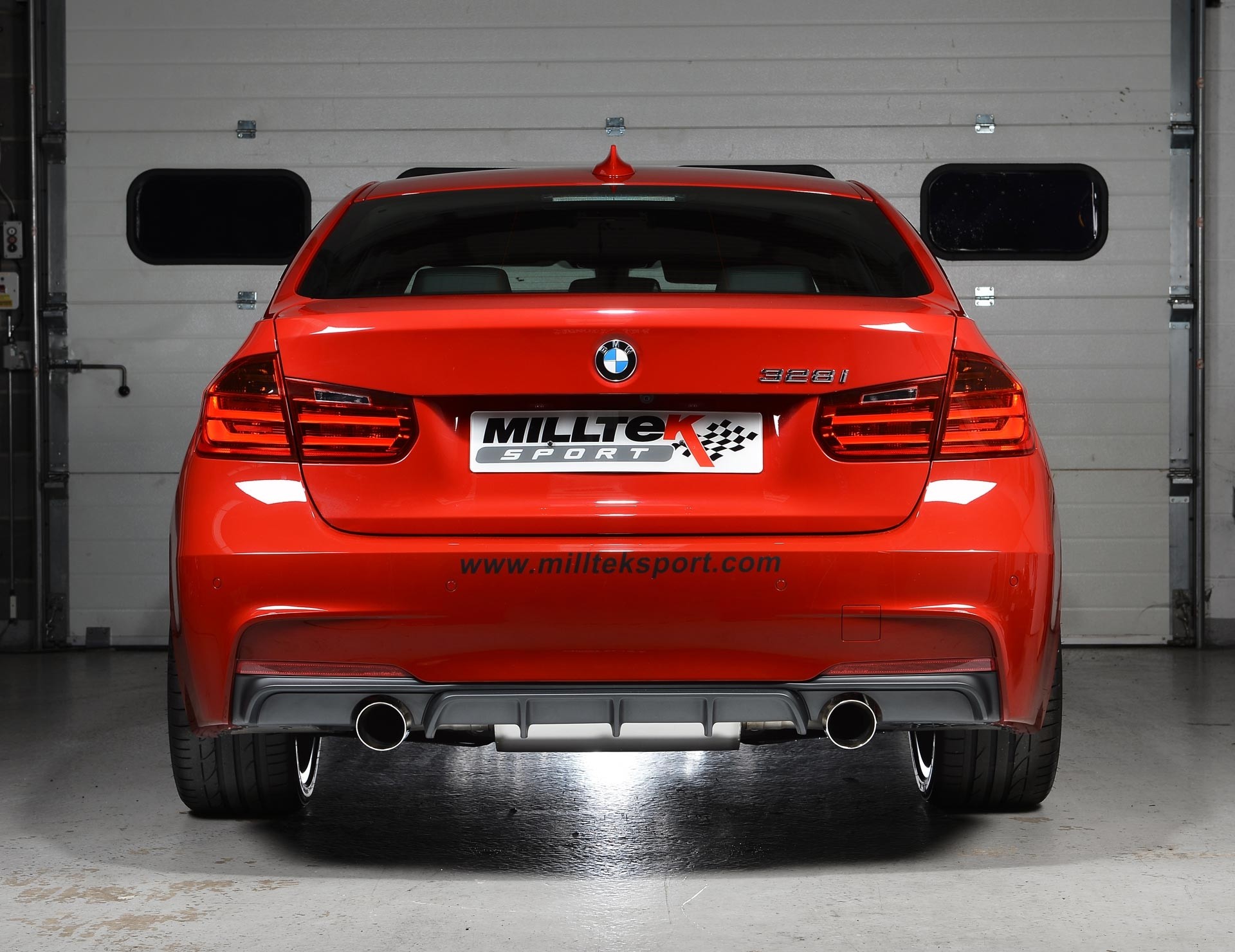 Milltek BMW 3 Series F30 resonated(stiller) dual cat-back systee