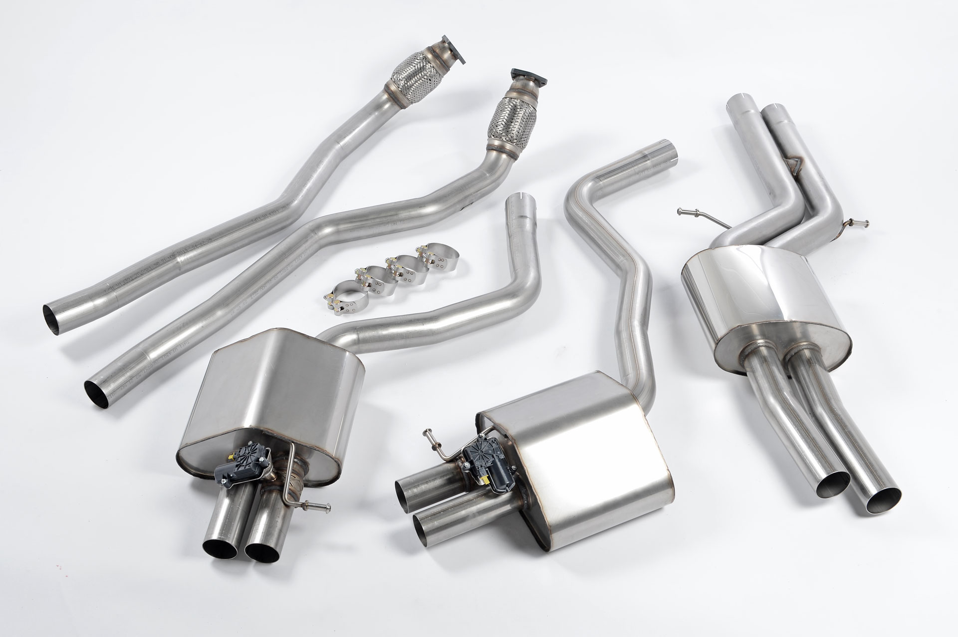 Audi RS6 / RS7 4G (C7) Milltek Cat-Back Resonated (quieter) Systeem