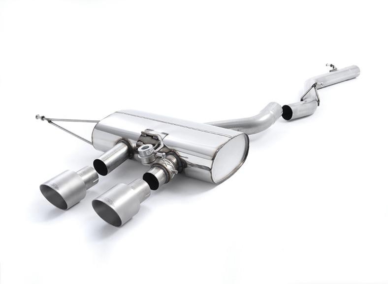 Milltek VW Golf VI R 2.0 TSI non-resonated(luider) dual cat-back