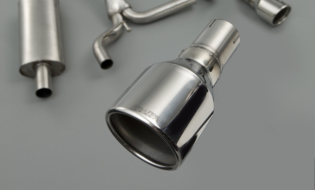 Milltek Audi A4 B6 1.8T 190pk quattro cat-back systeem resonated