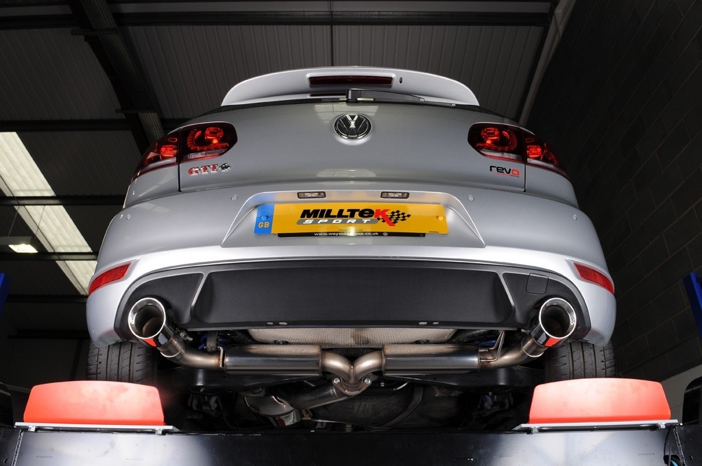 Milltek VW Golf VI GTI 2.0 TSI 3inch dual turbo-back Race systee