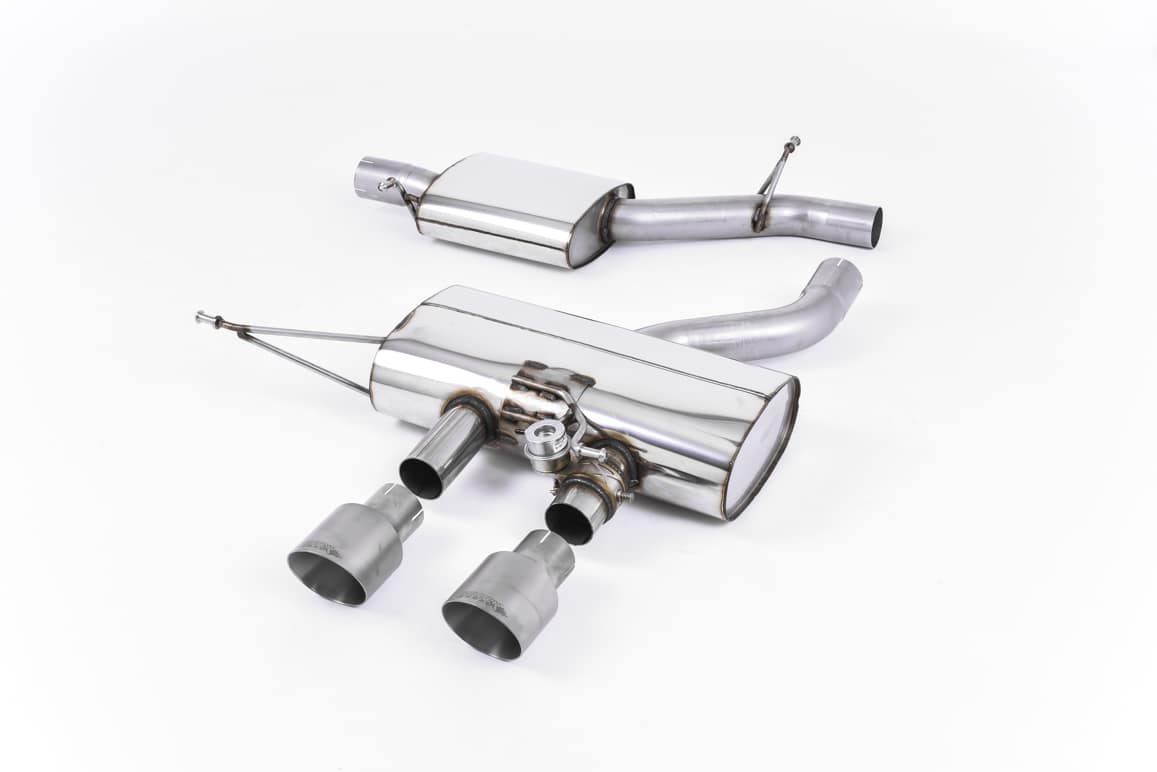 Milltek VW Golf VI R 2.0 TSI resonated(stiller) dual cat-back sy